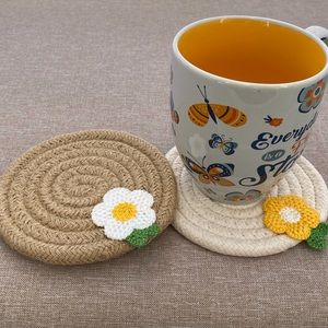Macrame coasters